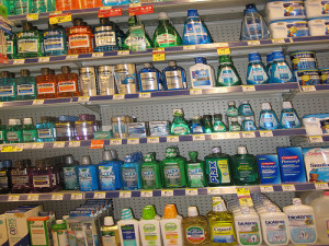 Mouthwash Wall